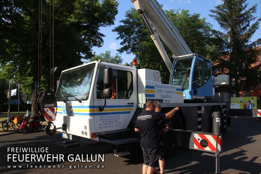 Feuerwehrfest zu unserem Jubiläum